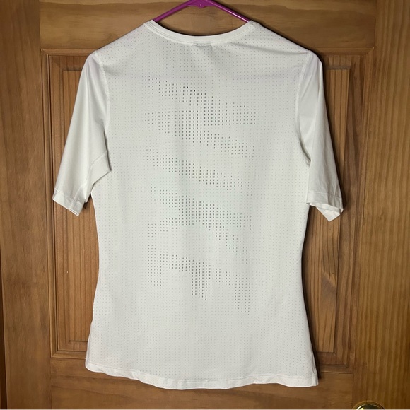 Nike Pro Hyper Cool White Fitted Short Sleeve T-Shirt - Picture 4 of 7